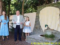 Enthüllung Relief am Baumannshof